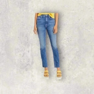 MOTHER High Waisted Rider Skimp Jeans in Cowboys Don't Cry B1267
